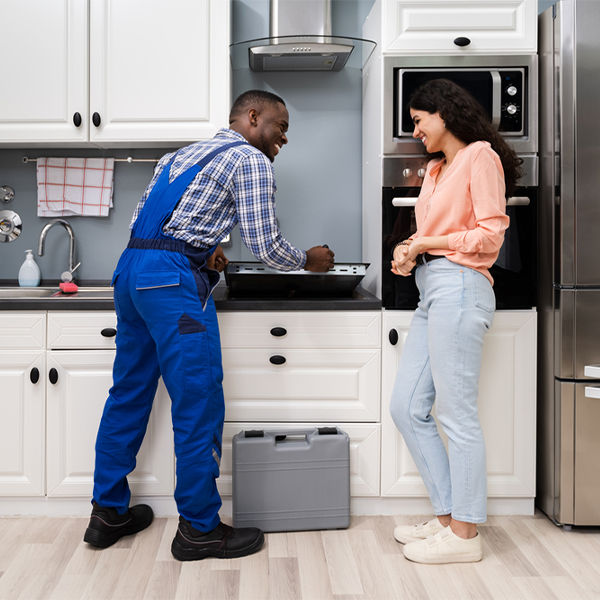 can you provide an estimate for cooktop repair before beginning any work in West Peavine OK